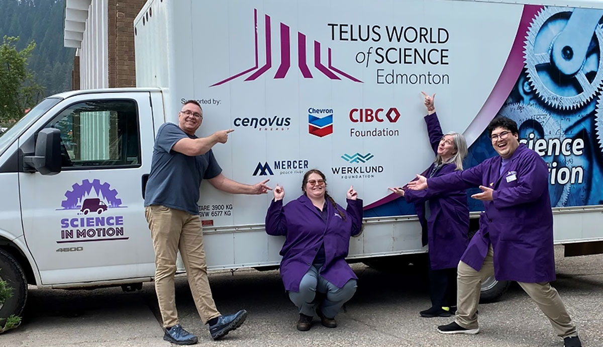 The Telus World of Science, Science in Motion van