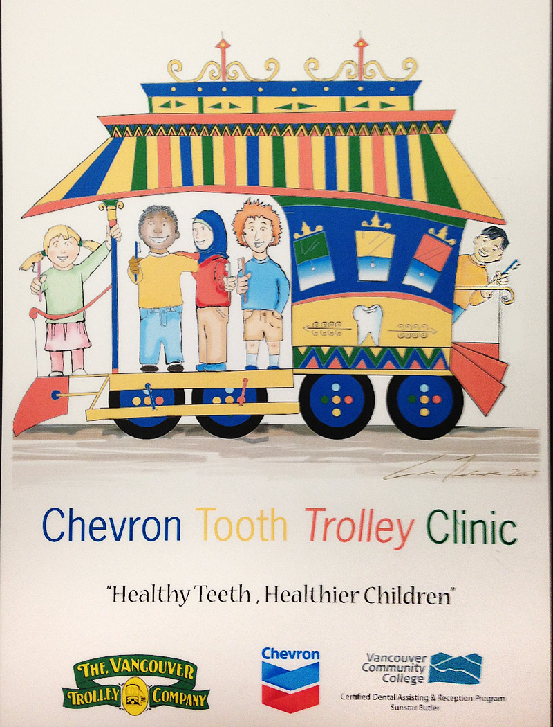 Poster from the Chevron Tooth Trolley