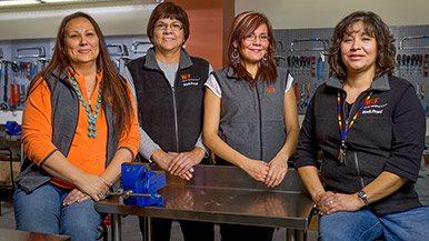 Graduates of the Women Building Futures Program