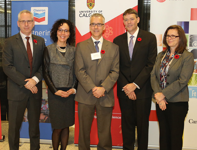 Nov. 9 announcement of the NSERC-Chevron Industrial Research Chair in Microseismic System Dynamics