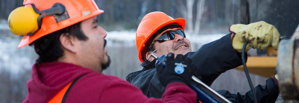 Chevron employees and local contractors in Kitimat, British Columbia